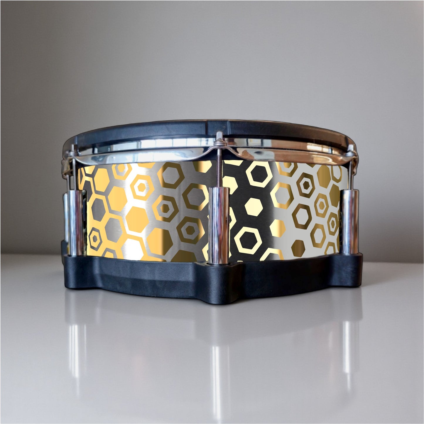 Hexagonal Fade Drum Wrap