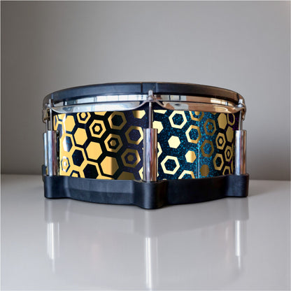 Hexagonal Fade Drum Wrap