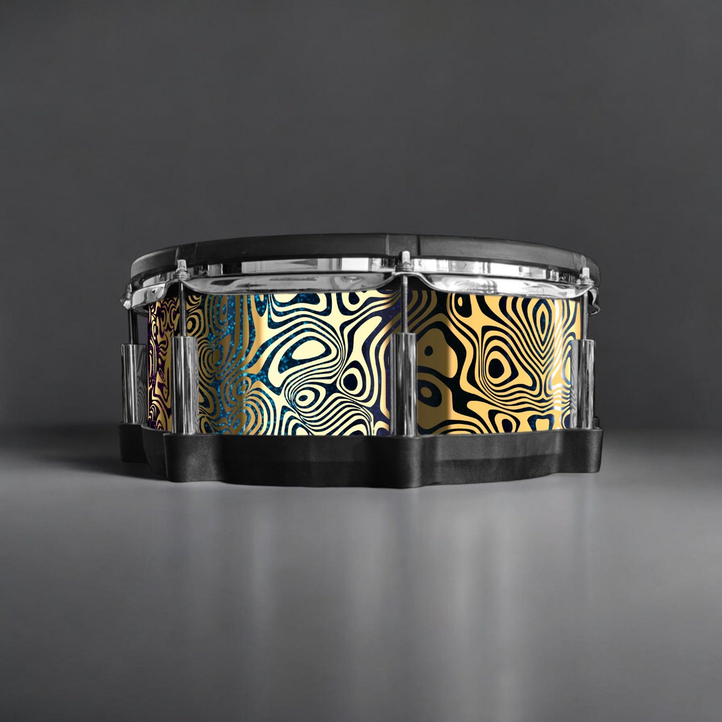 Psychedelic Swirl Drum Wrap