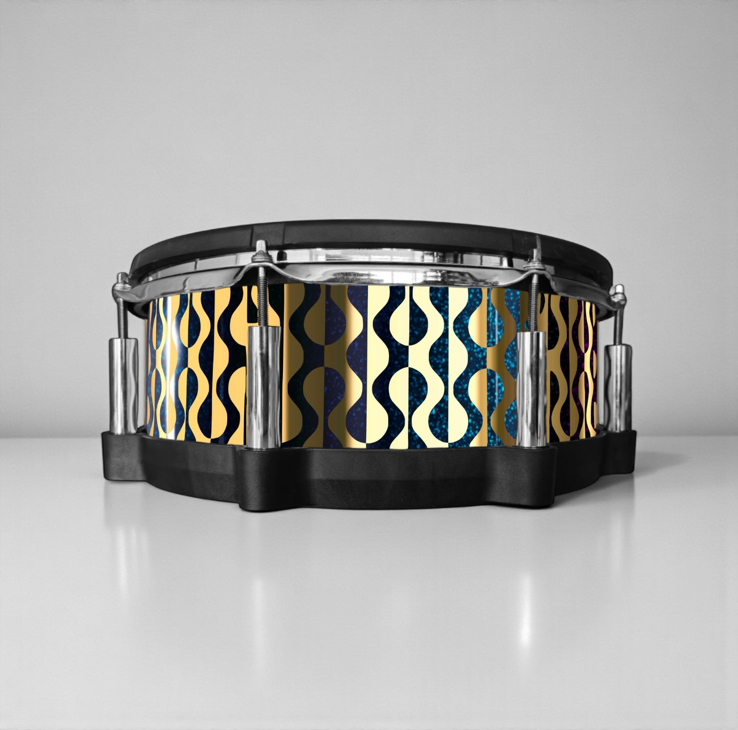 Negative Circles Drum Wrap