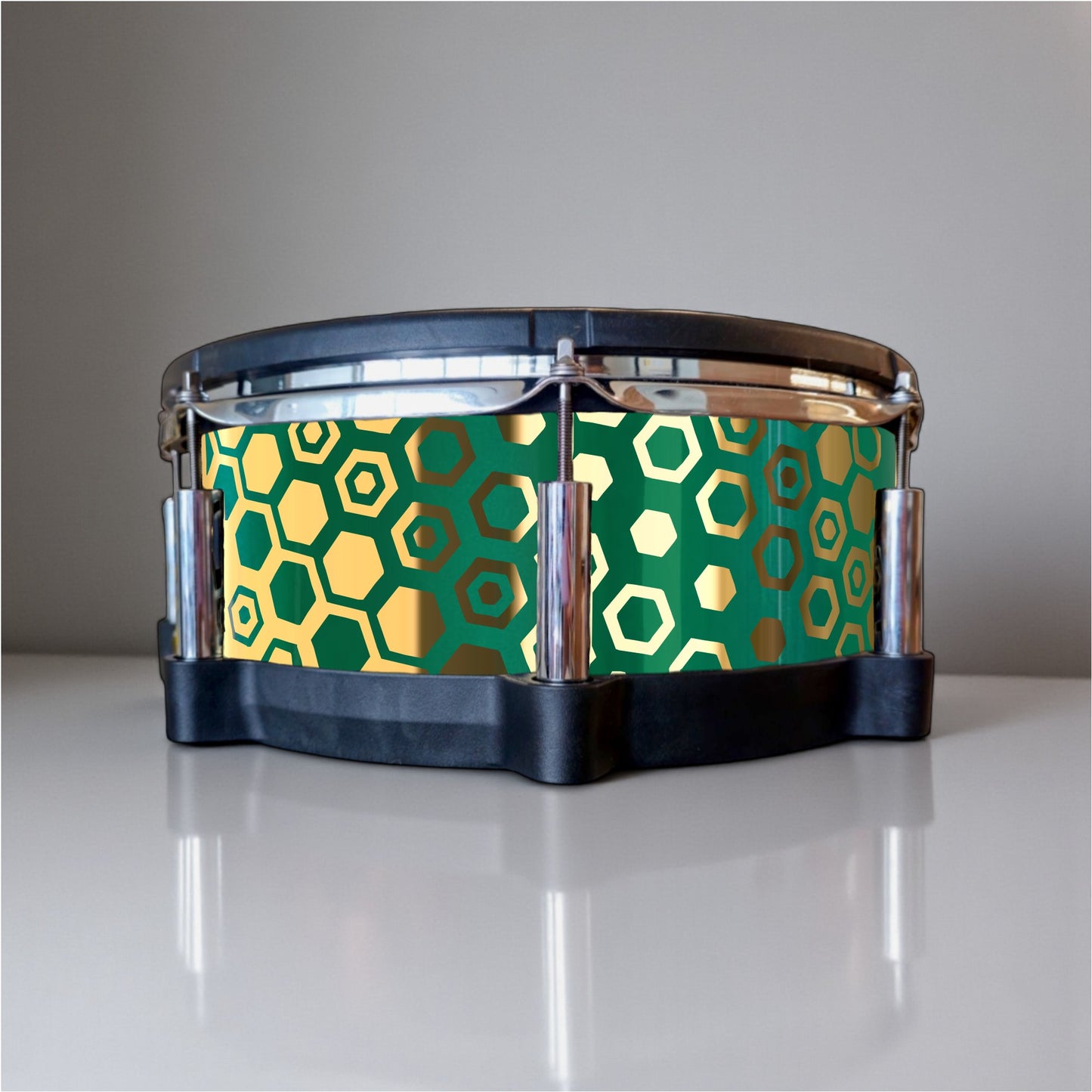 Hexagonal Fade Drum Wrap