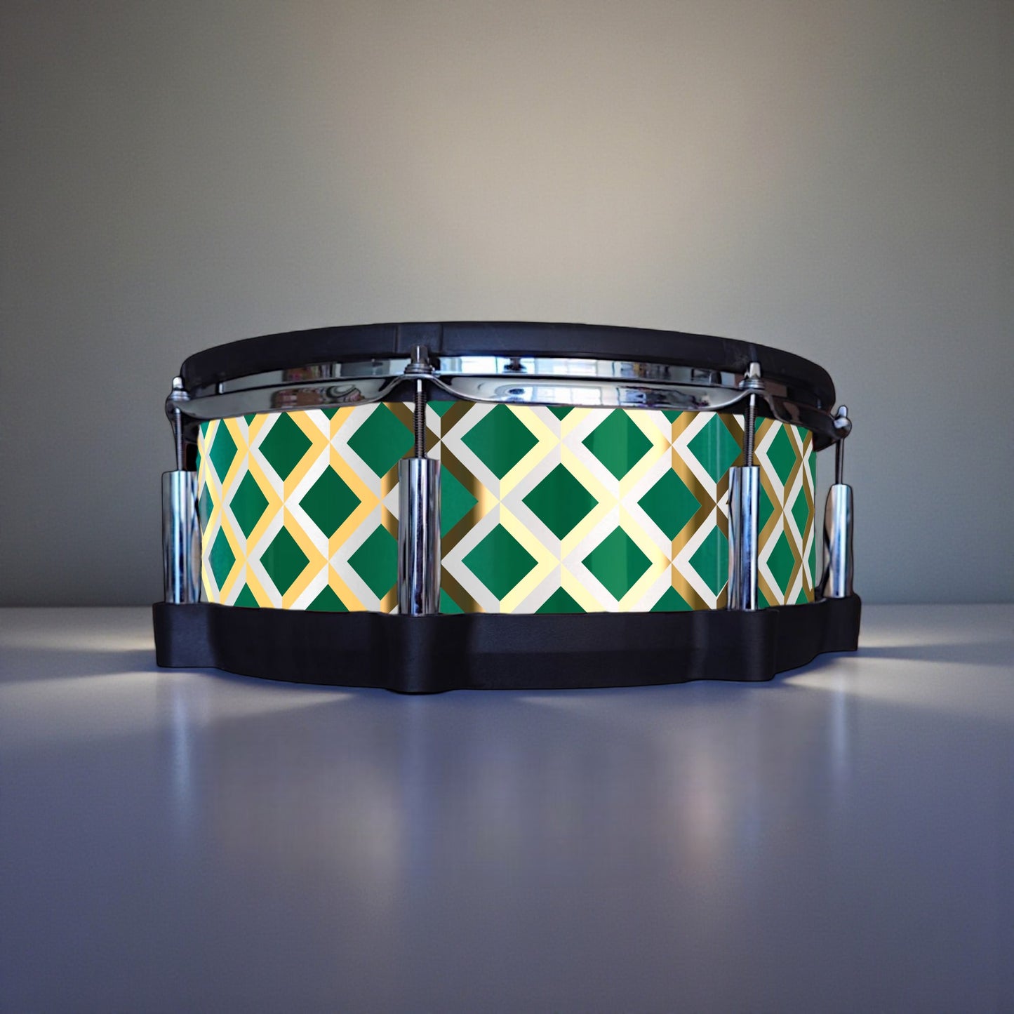 3D Tile Drum Wrap (White Base)