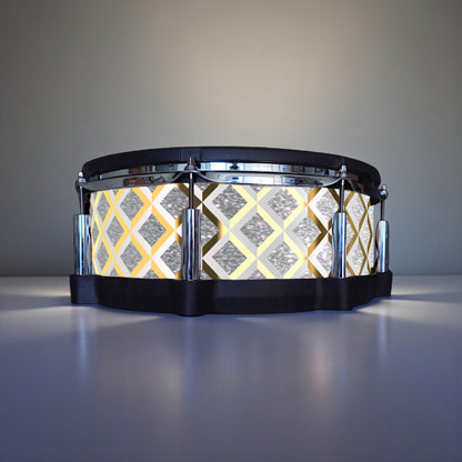 3D Tile Drum Wrap (White Base)