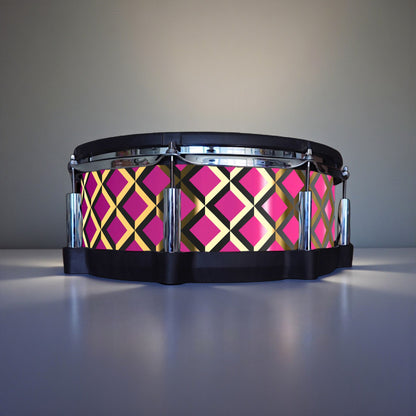 3D Tile Drum Wrap (Black Base)