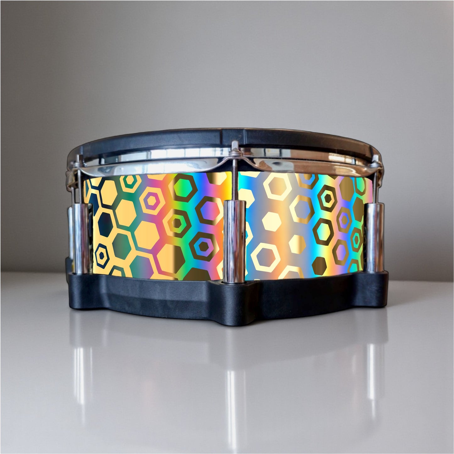 Hexagonal Fade Drum Wrap