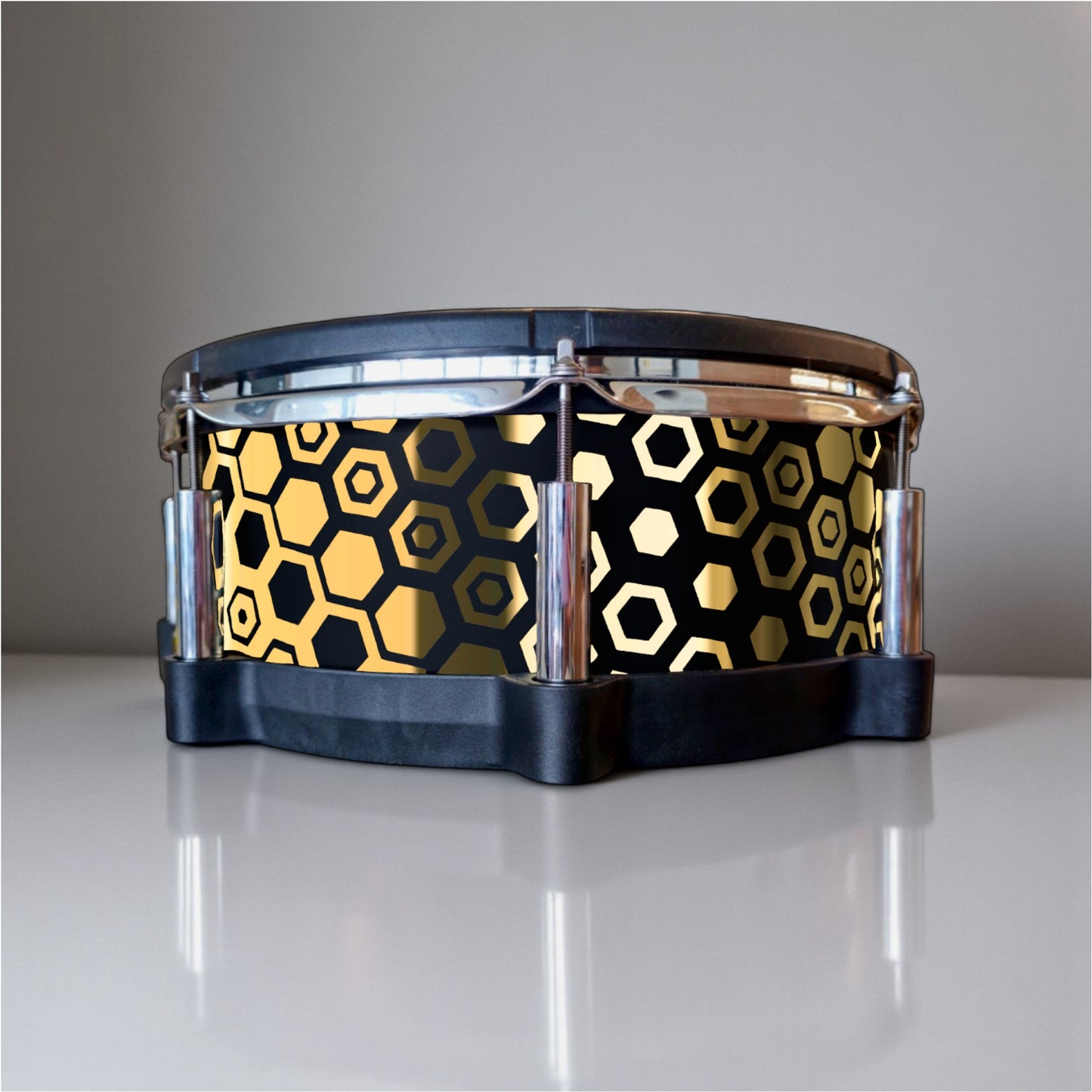 Hexagonal Fade Drum Wrap