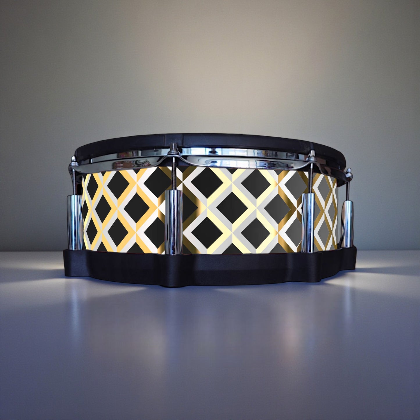 3D Tile Drum Wrap (White Base)