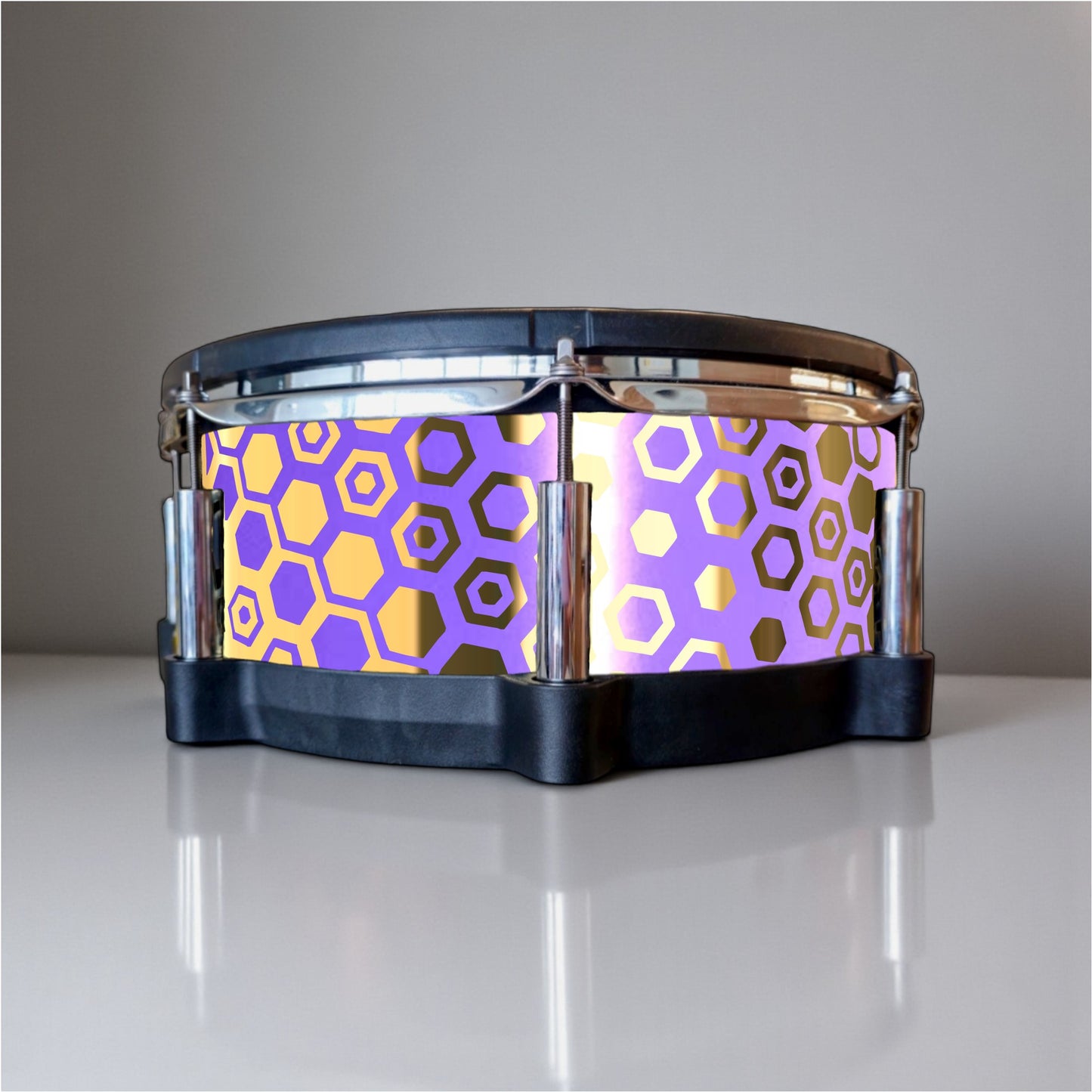 Hexagonal Fade Drum Wrap