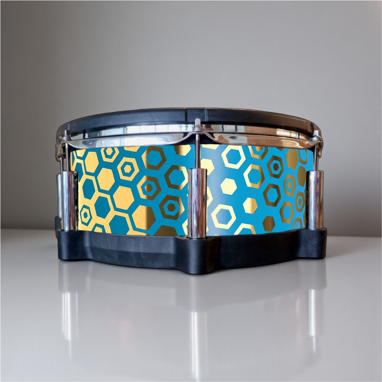 Hexagonal Fade Drum Wrap