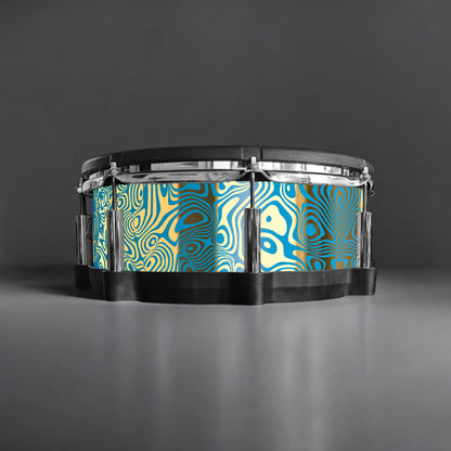 Psychedelic Swirl Drum Wrap