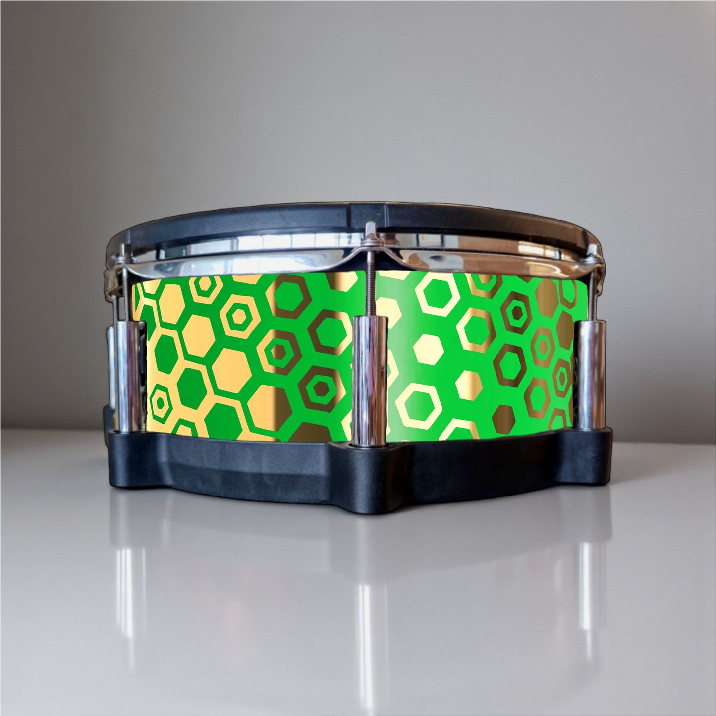 Hexagonal Fade Drum Wrap