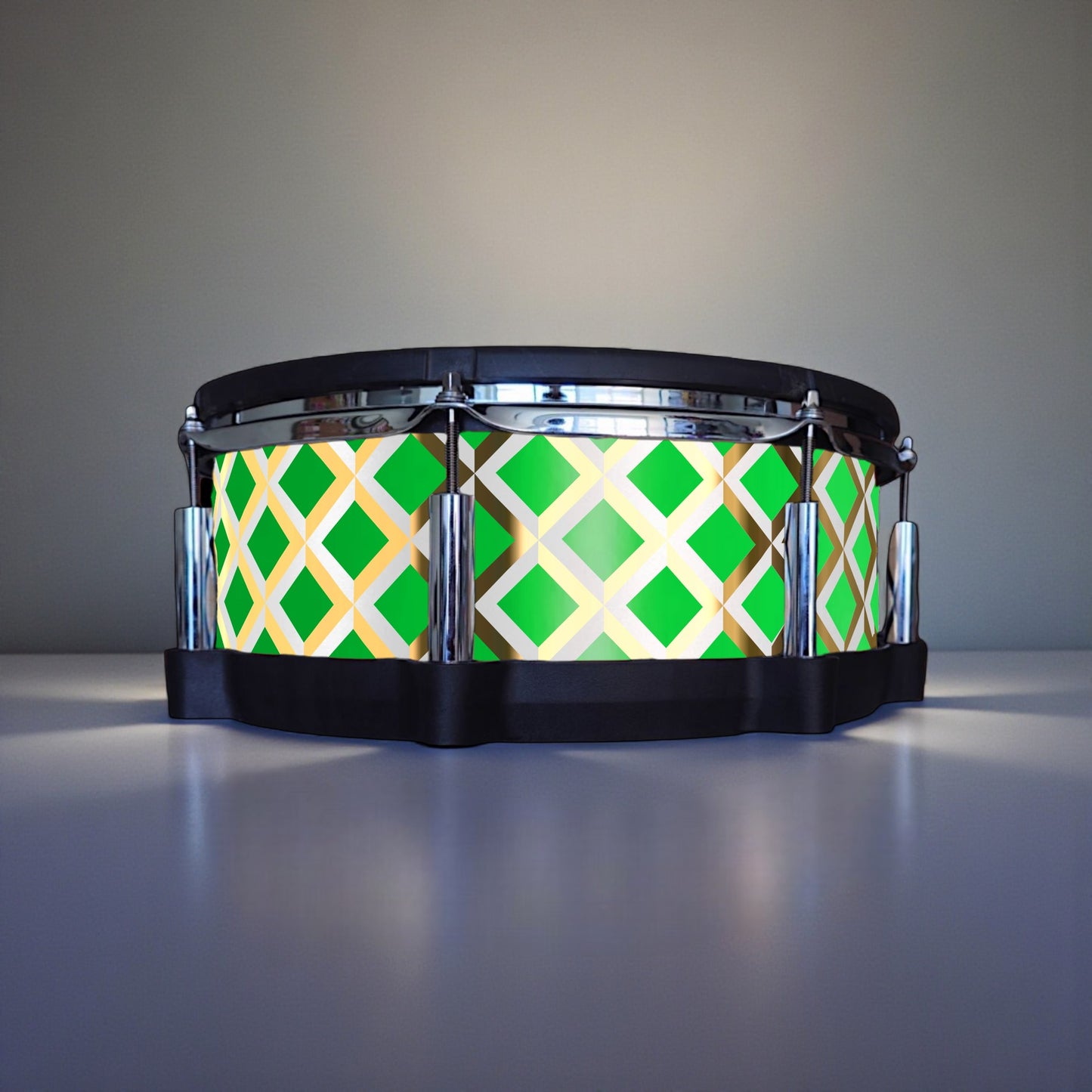 3D Tile Drum Wrap (White Base)