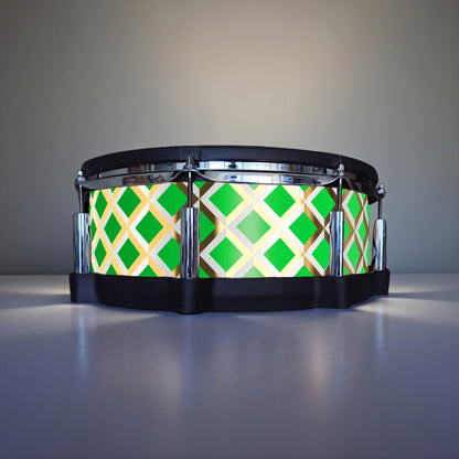 3D Tile Drum Wrap (White Base)