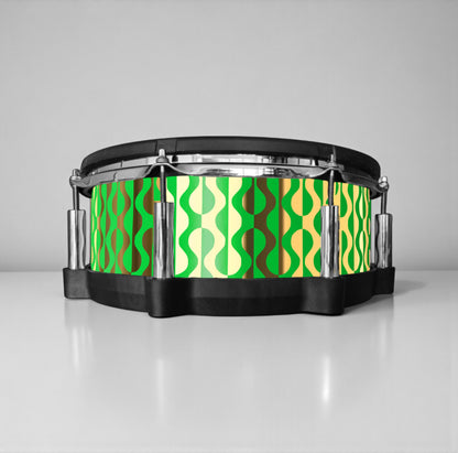 Negative Circles Drum Wrap