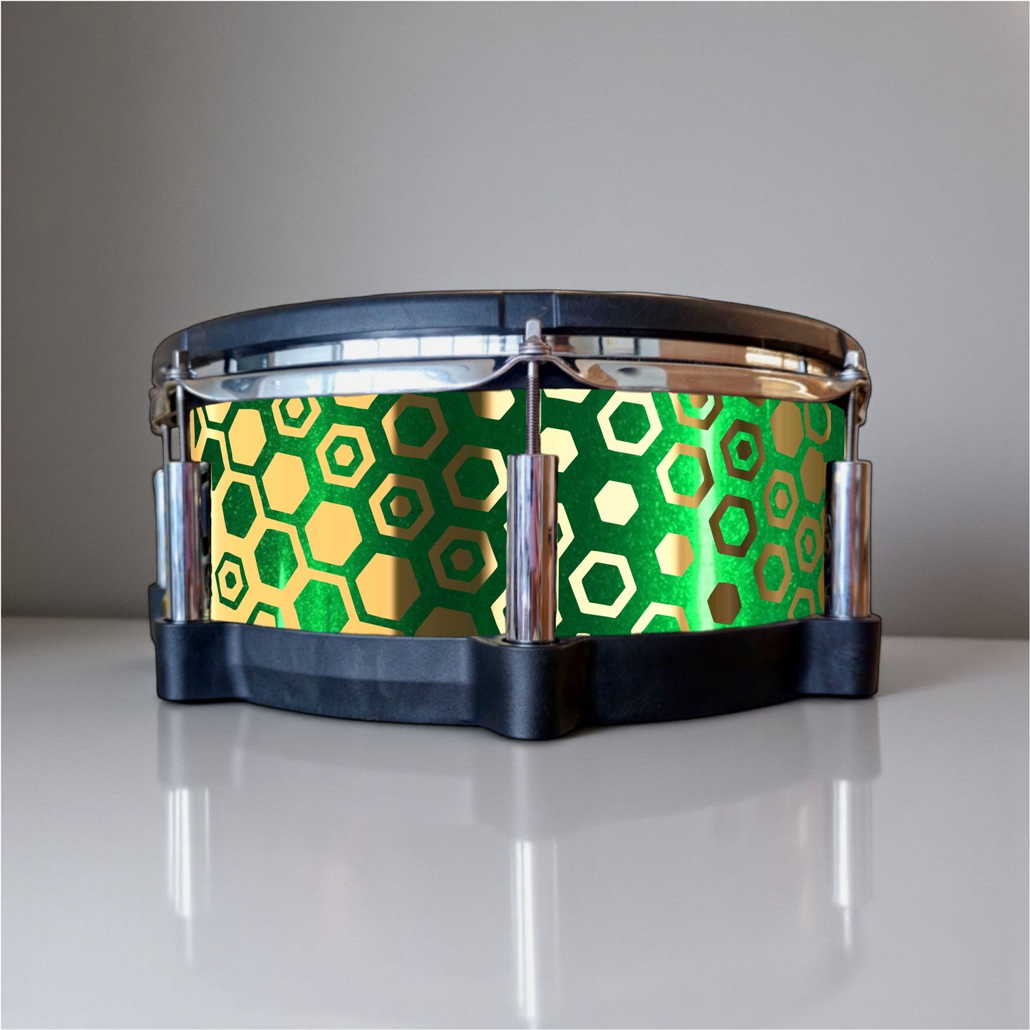 Hexagonal Fade Drum Wrap