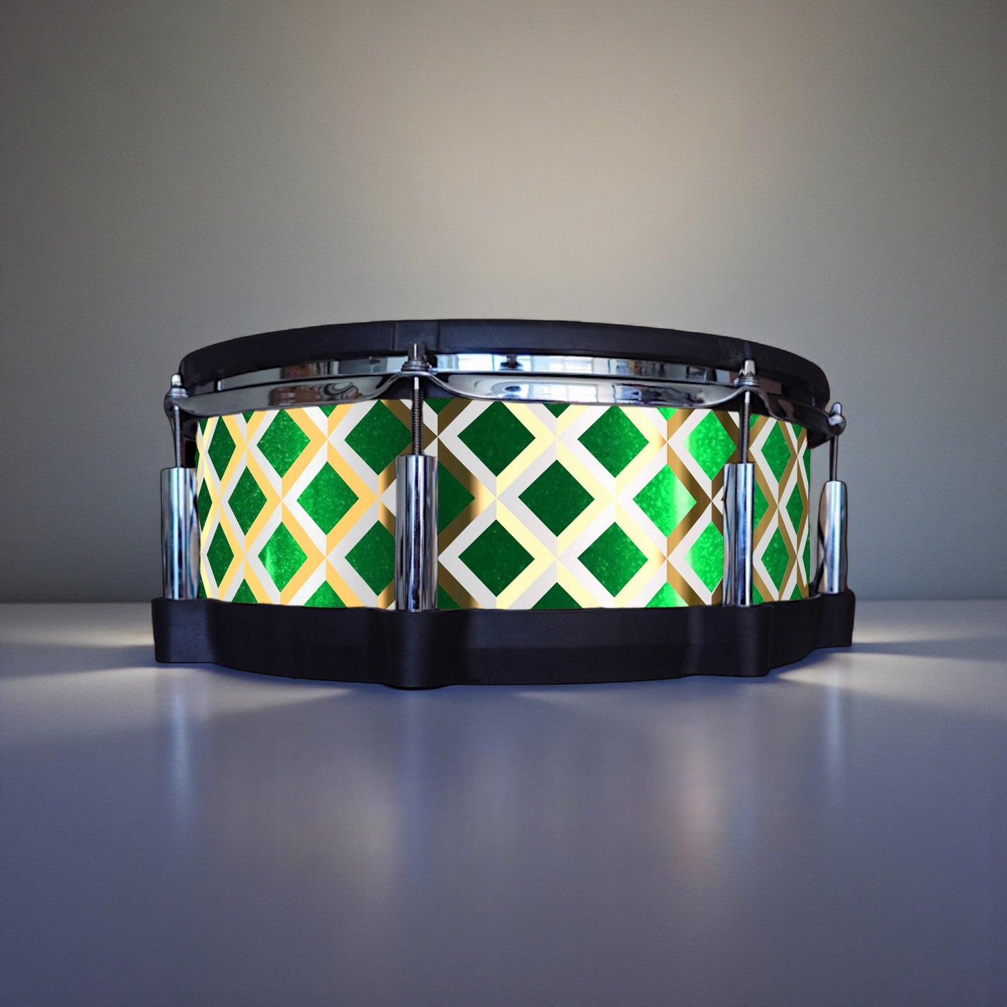 3D Tile Drum Wrap (White Base)