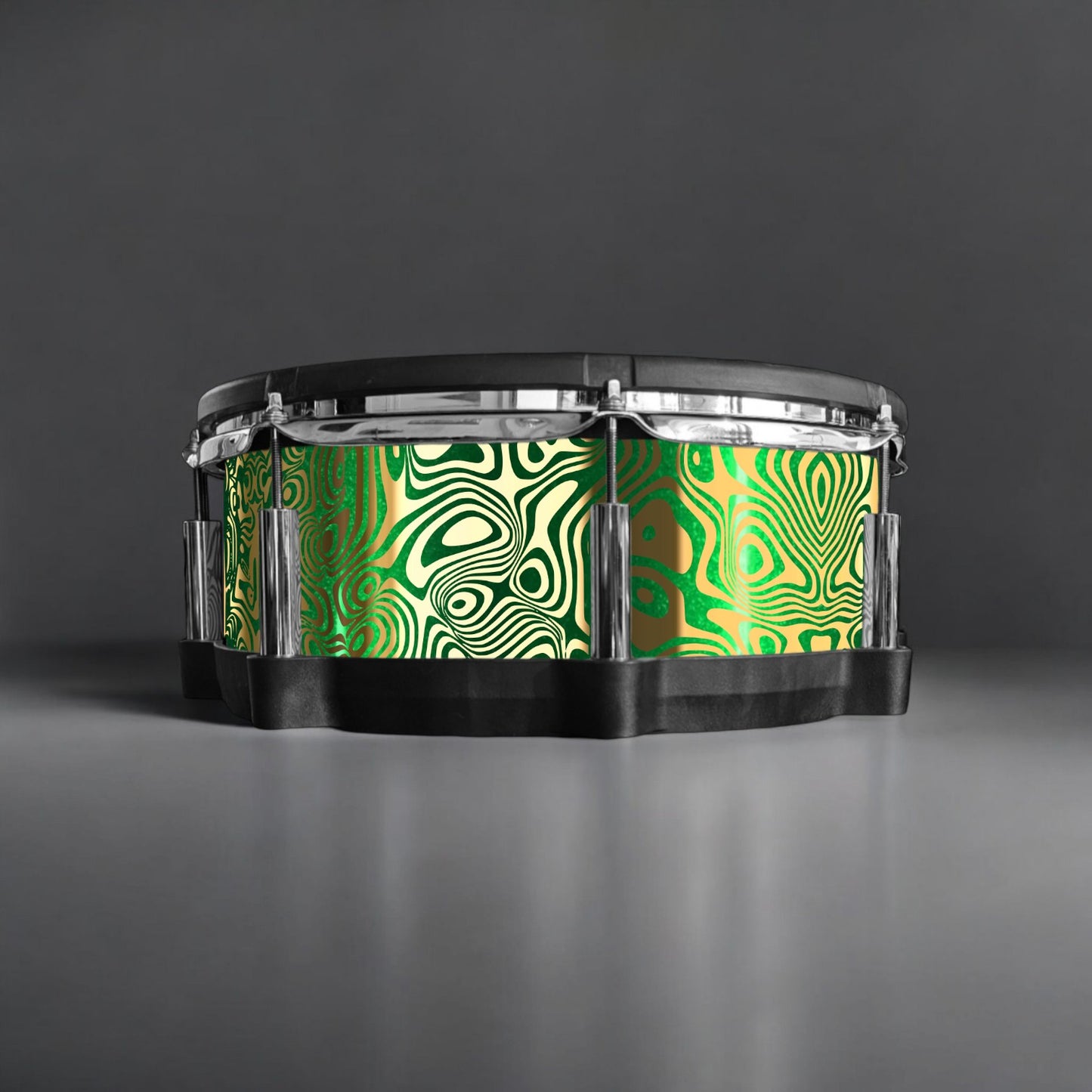 Psychedelic Swirl Drum Wrap