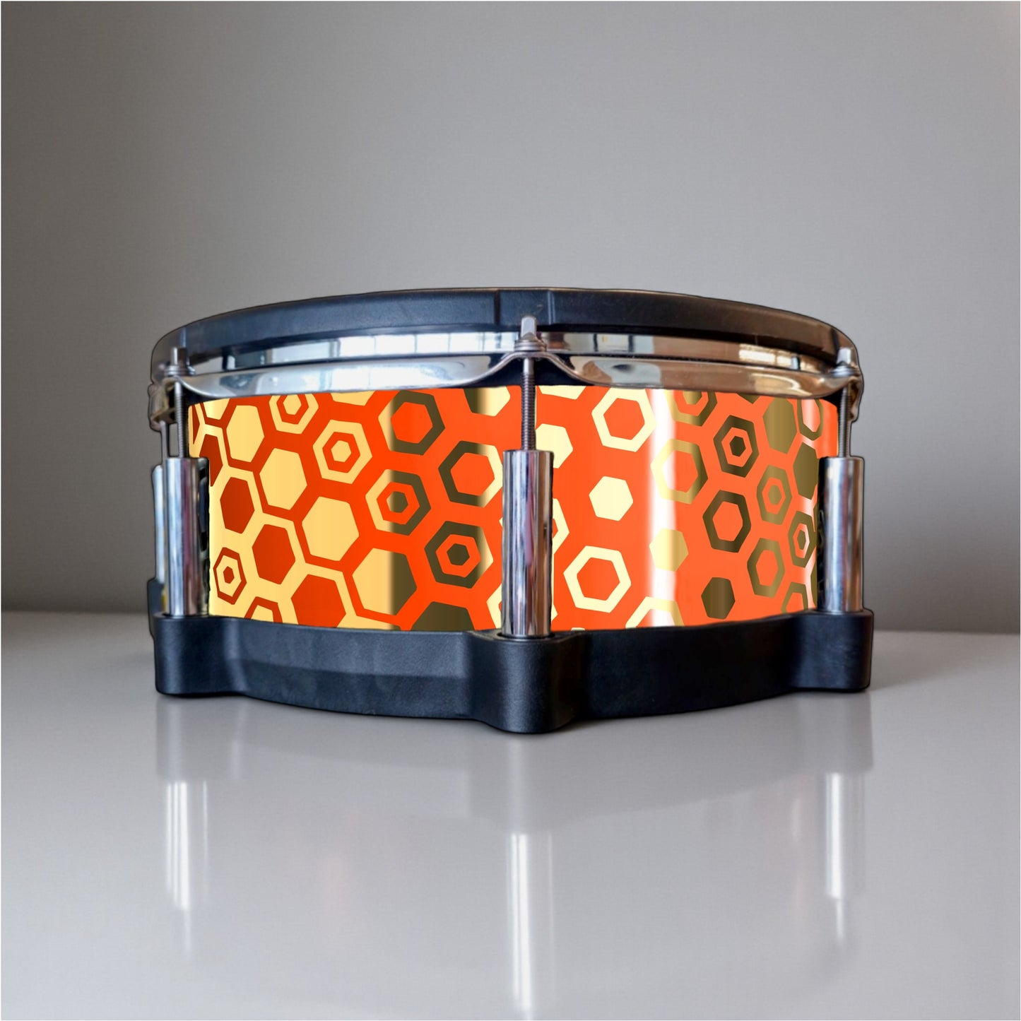 Hexagonal Fade Drum Wrap
