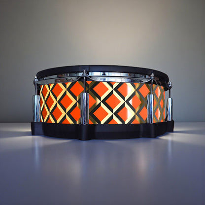 3D Tile Drum Wrap (Black Base)