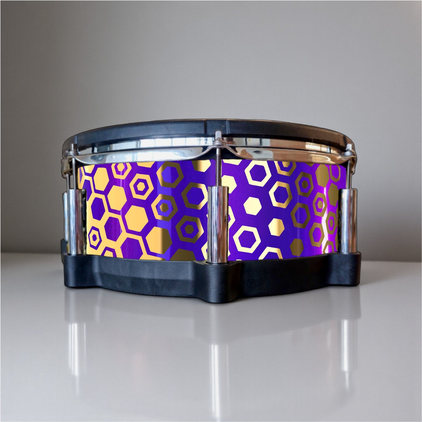 Hexagonal Fade Drum Wrap