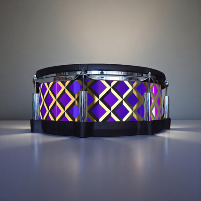3D Tile Drum Wrap (Black Base)