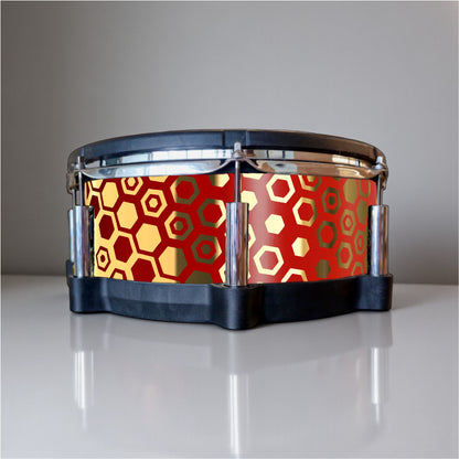 Hexagonal Fade Drum Wrap