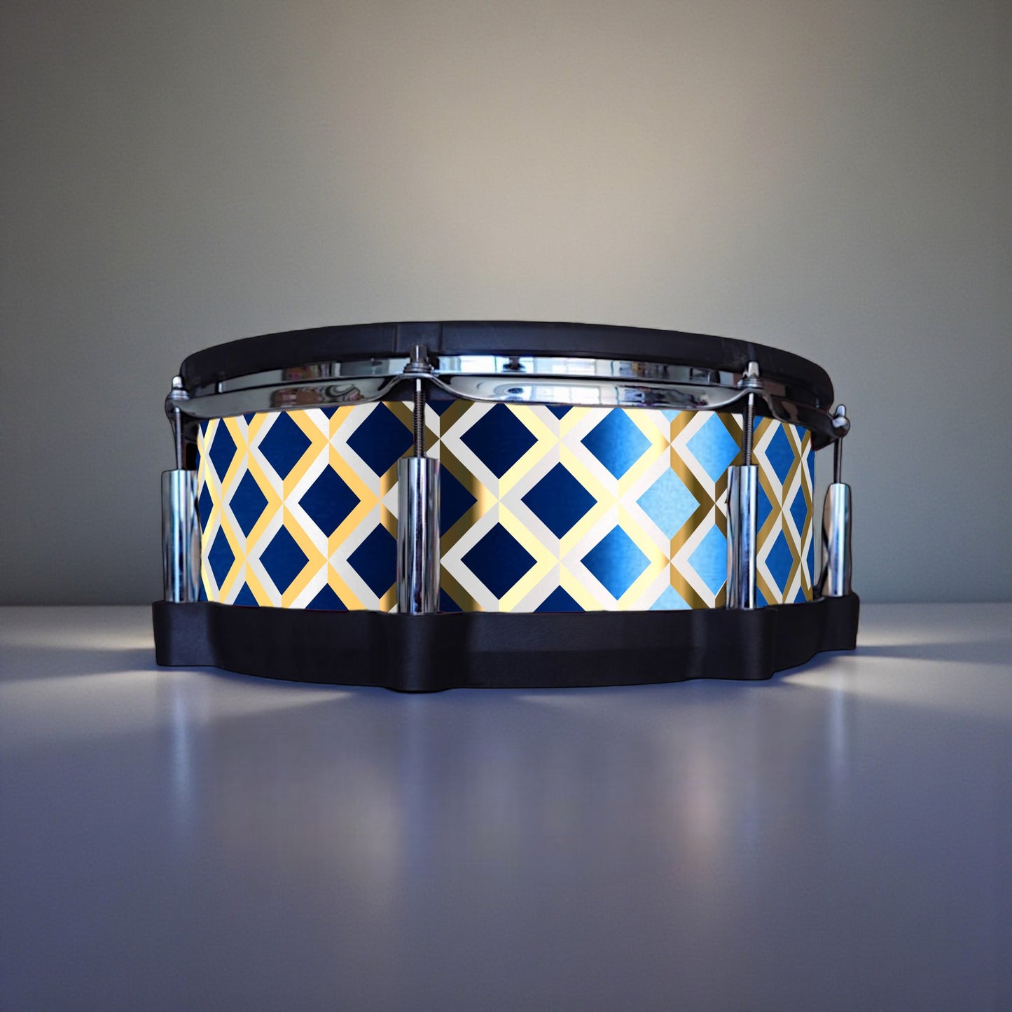 3D Tile Drum Wrap (White Base)