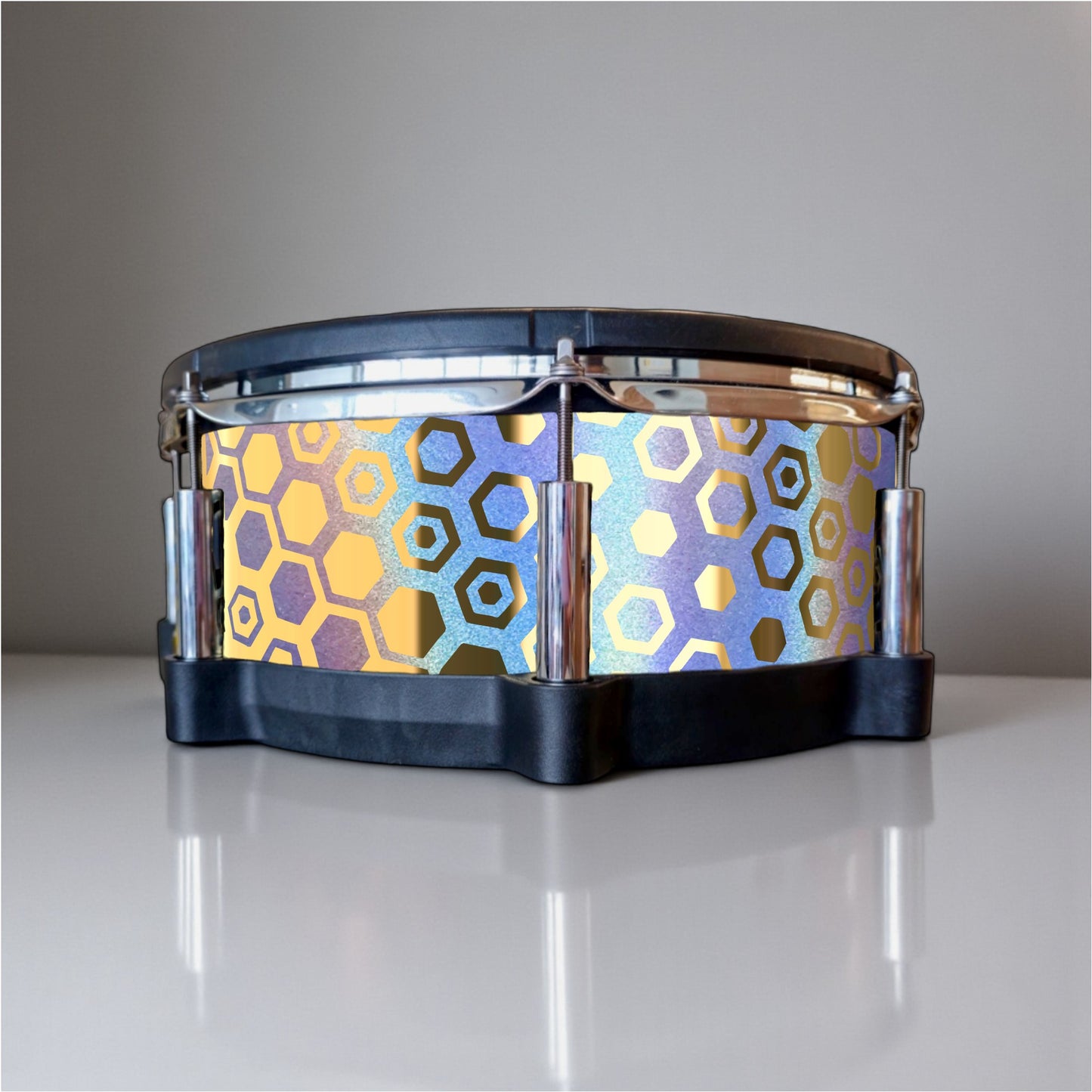 Hexagonal Fade Drum Wrap