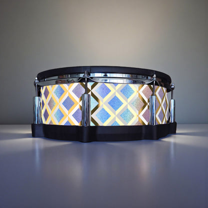 3D Tile Drum Wrap (White Base)