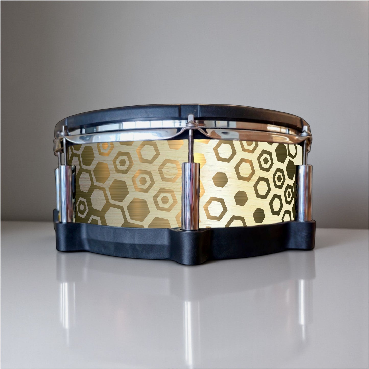 Hexagonal Fade Drum Wrap