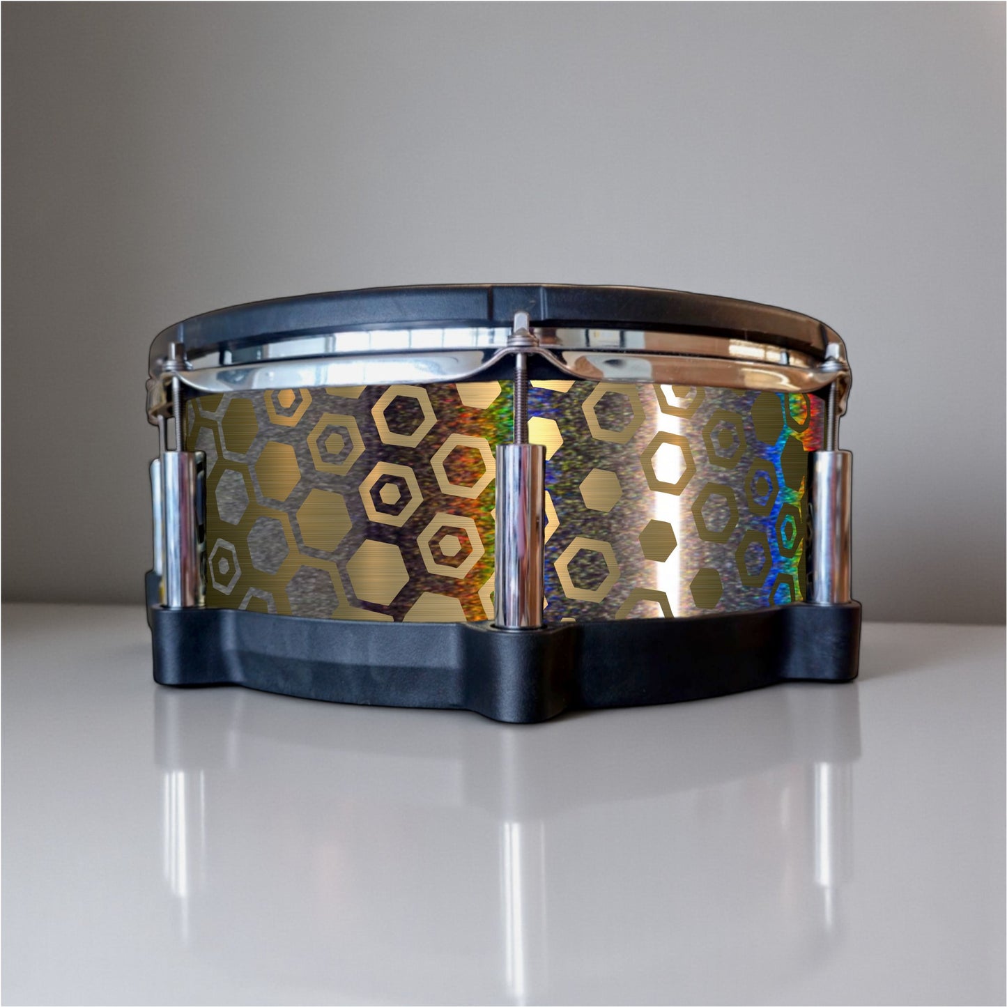 Hexagonal Fade Drum Wrap
