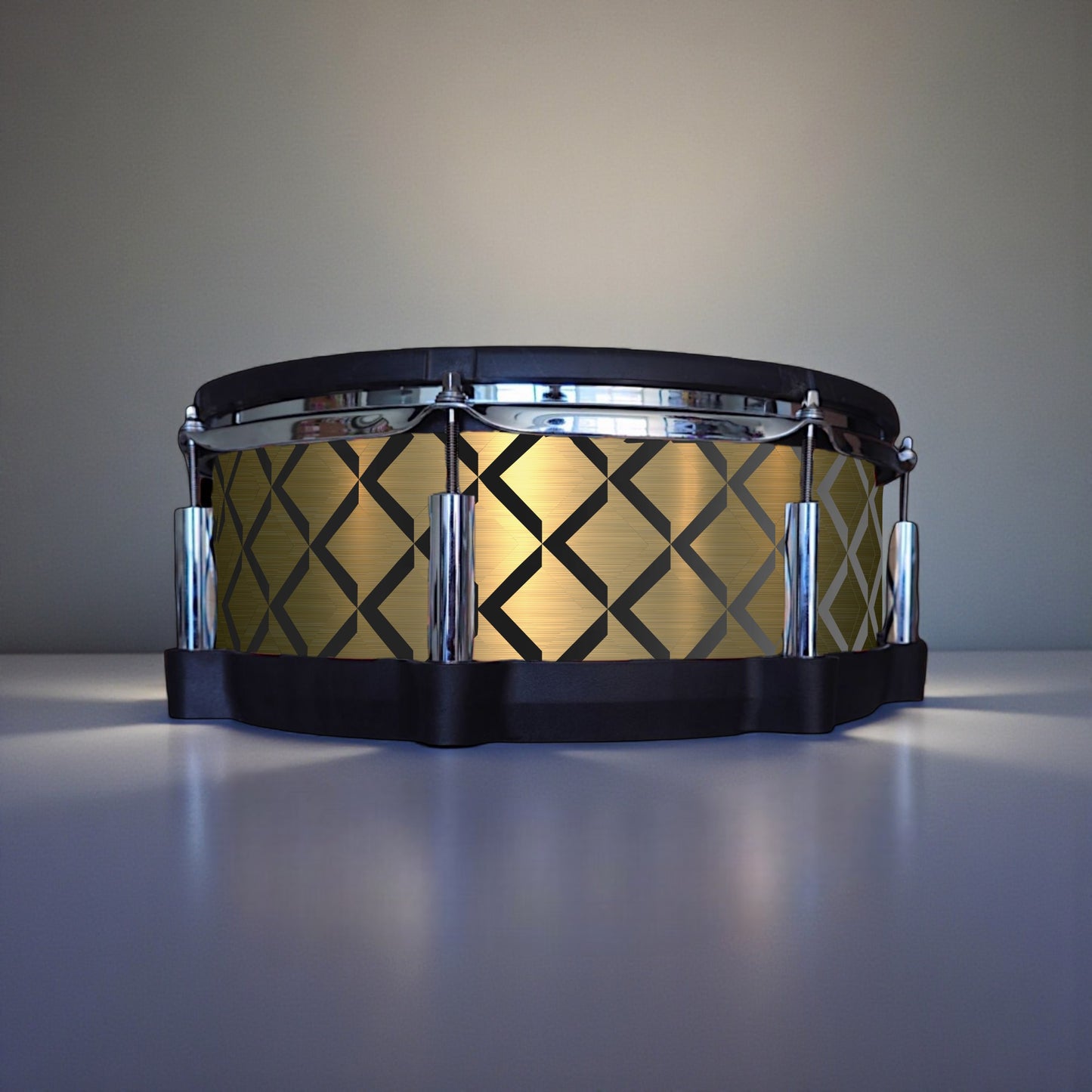 3D Tile Drum Wrap (Black Base)
