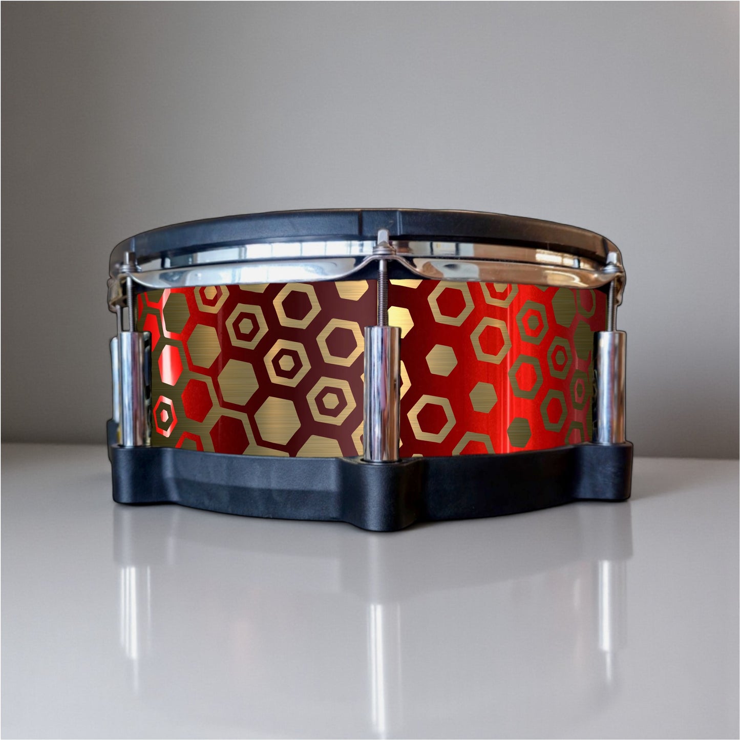 Hexagonal Fade Drum Wrap