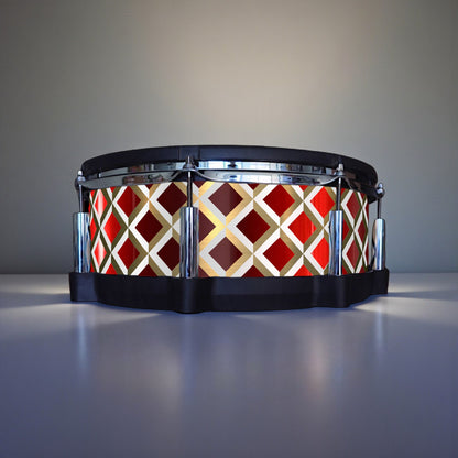 3D Tile Drum Wrap (White Base)