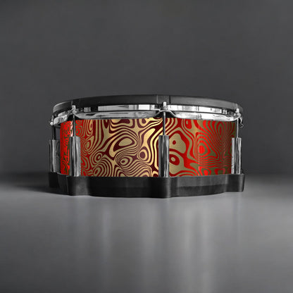 Psychedelic Swirl Drum Wrap