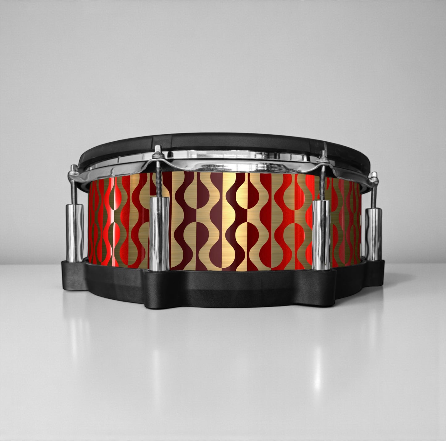 Negative Circles Drum Wrap