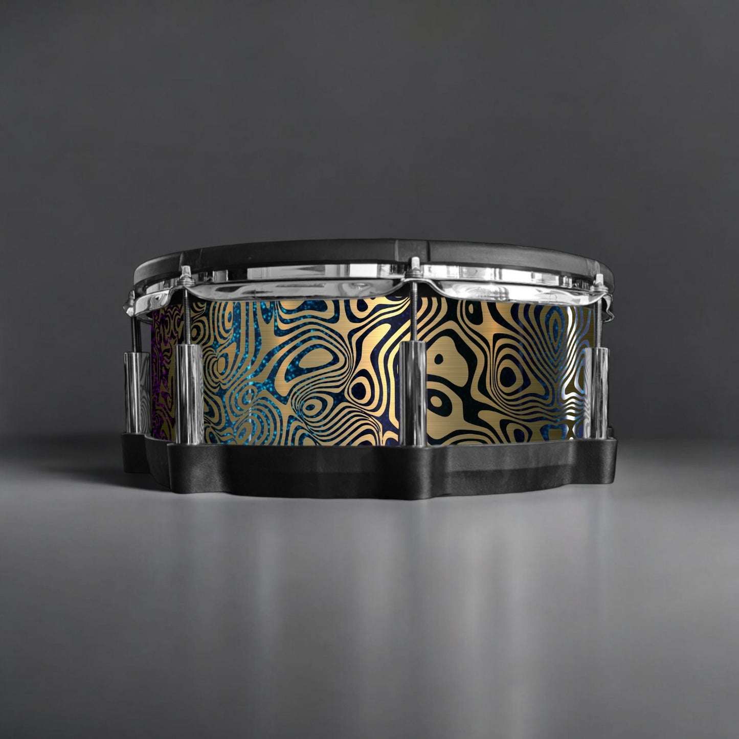 Psychedelic Swirl Drum Wrap