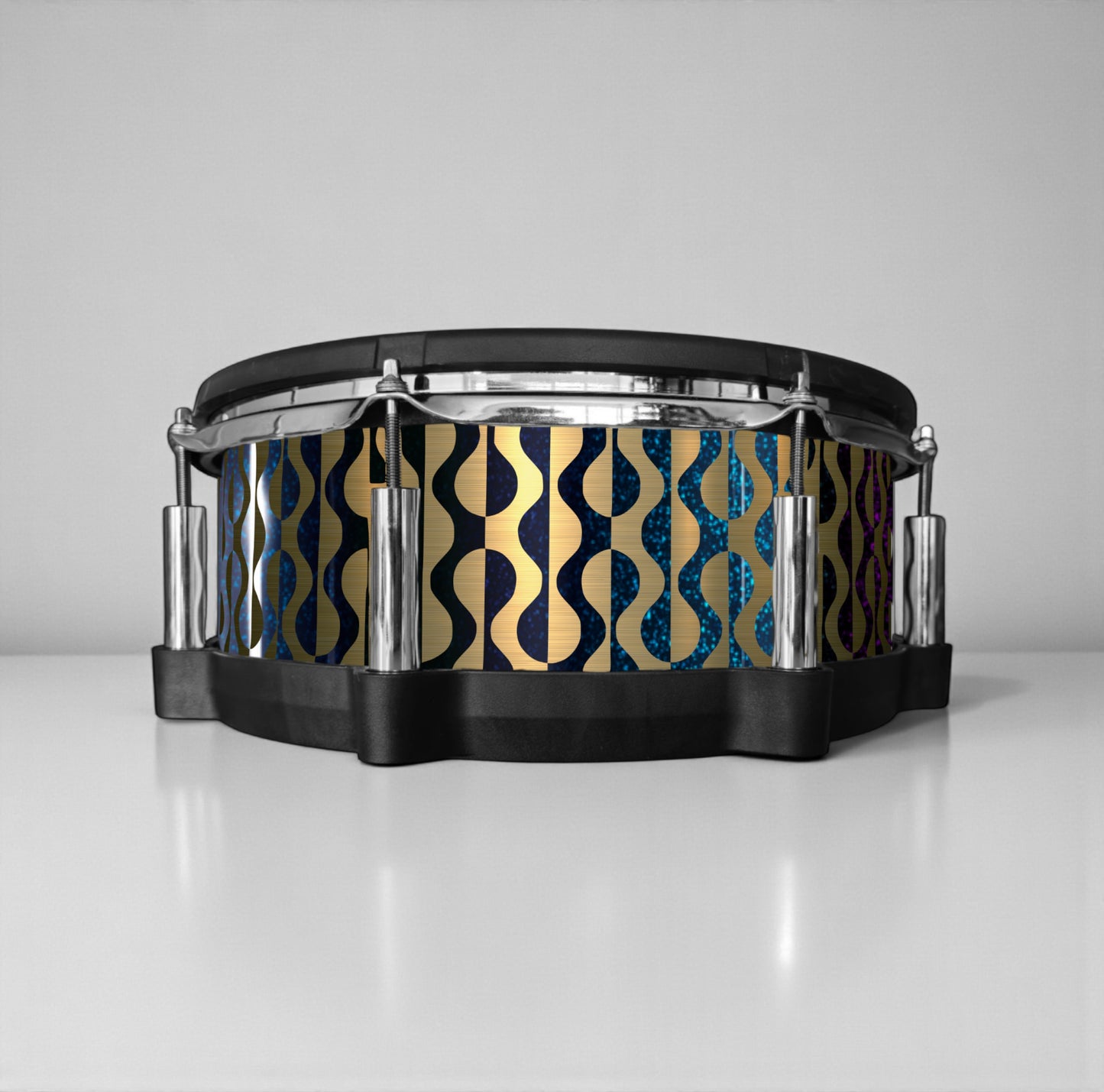 Negative Circles Drum Wrap