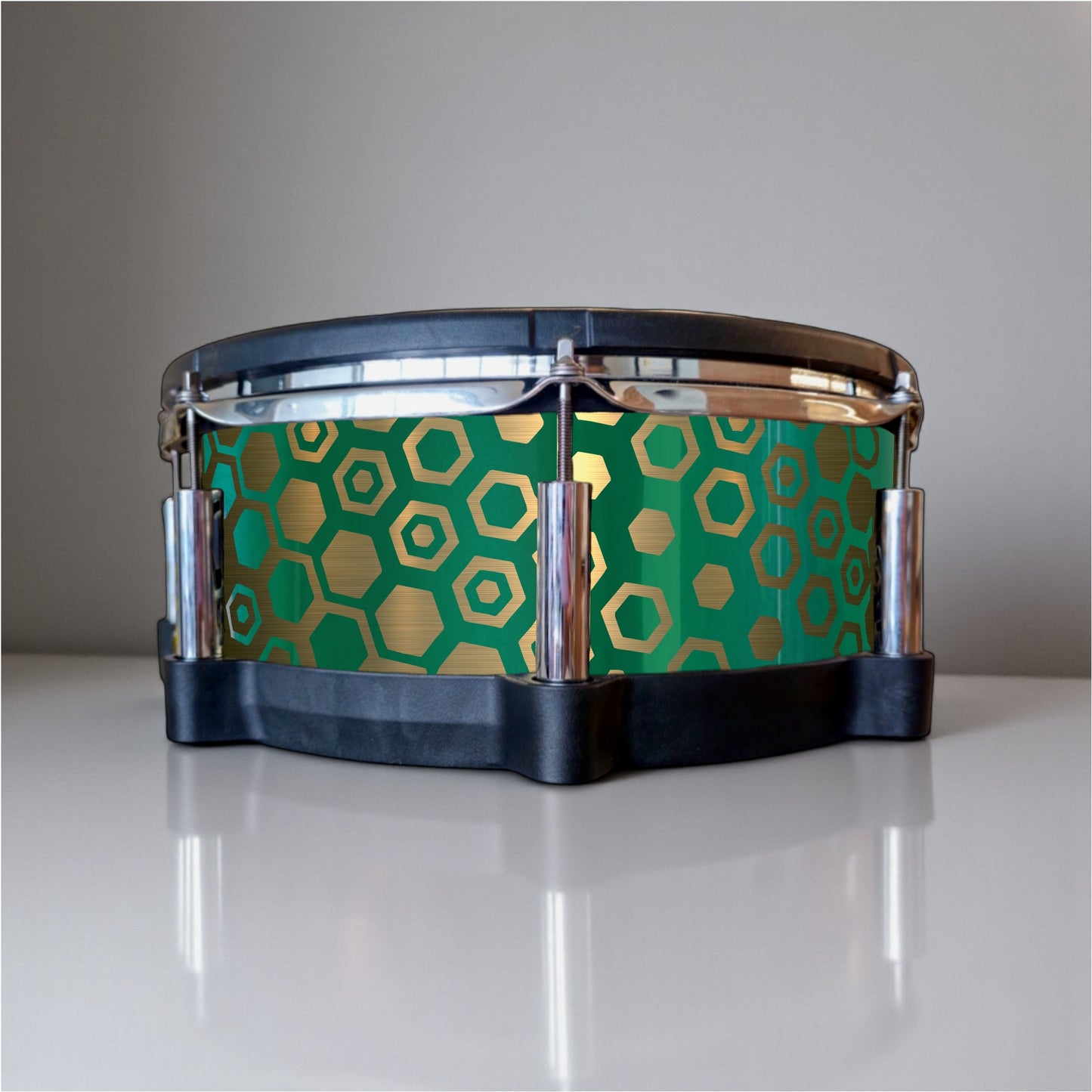 Hexagonal Fade Drum Wrap