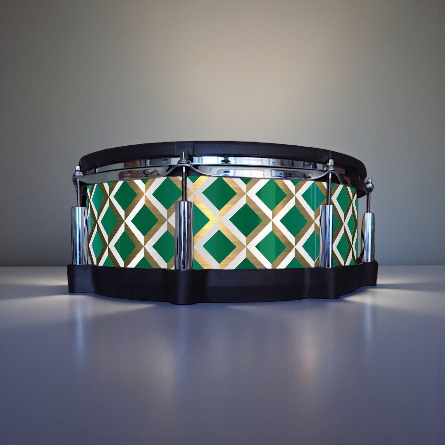 3D Tile Drum Wrap (White Base)