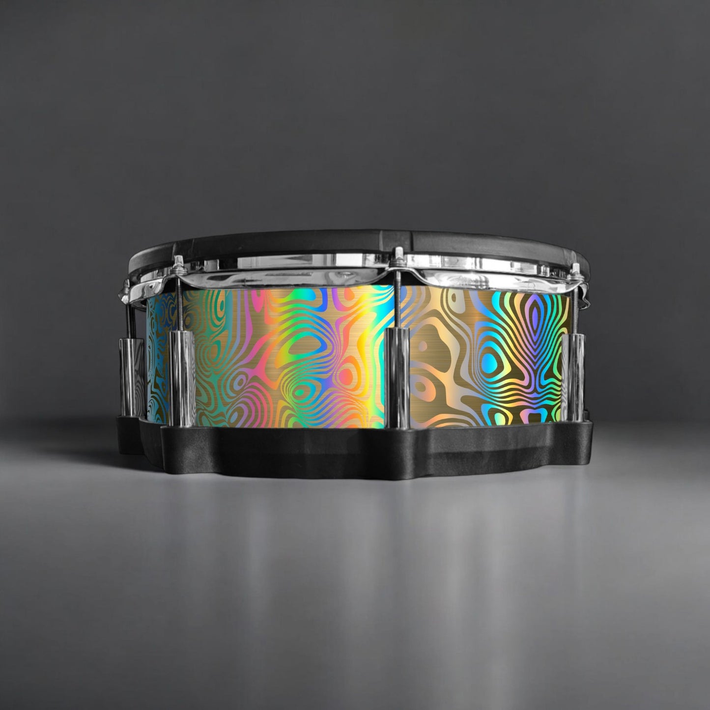 Psychedelic Swirl Drum Wrap