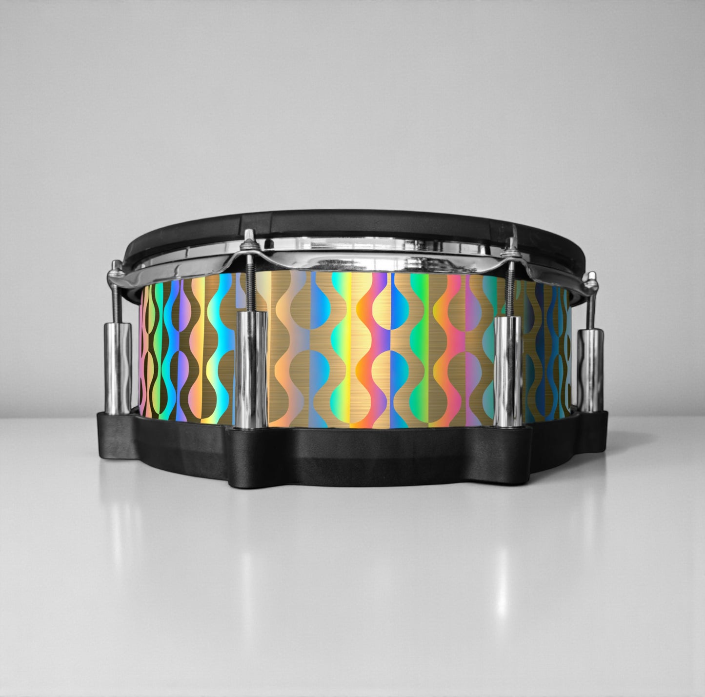 Negative Circles Drum Wrap