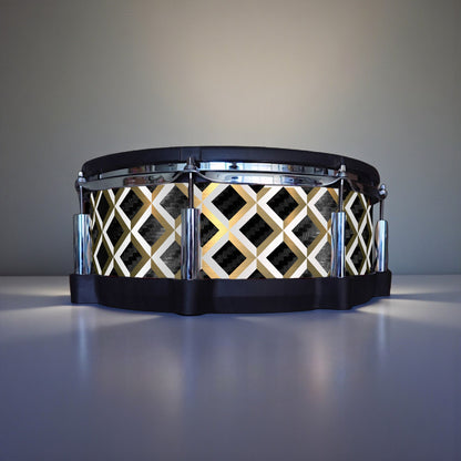 3D Tile Drum Wrap (White Base)