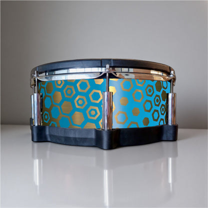 Hexagonal Fade Drum Wrap