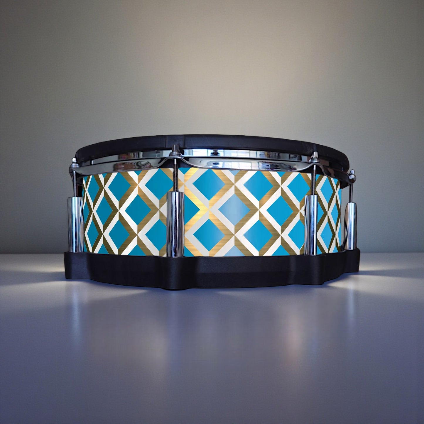 3D Tile Drum Wrap (White Base)