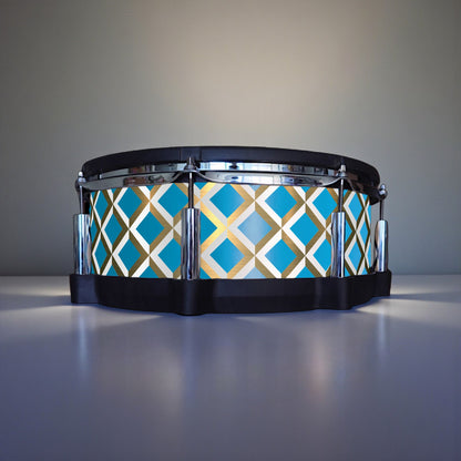 3D Tile Drum Wrap (White Base)