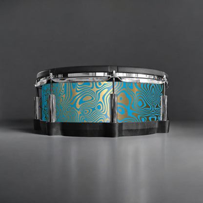 Psychedelic Swirl Drum Wrap