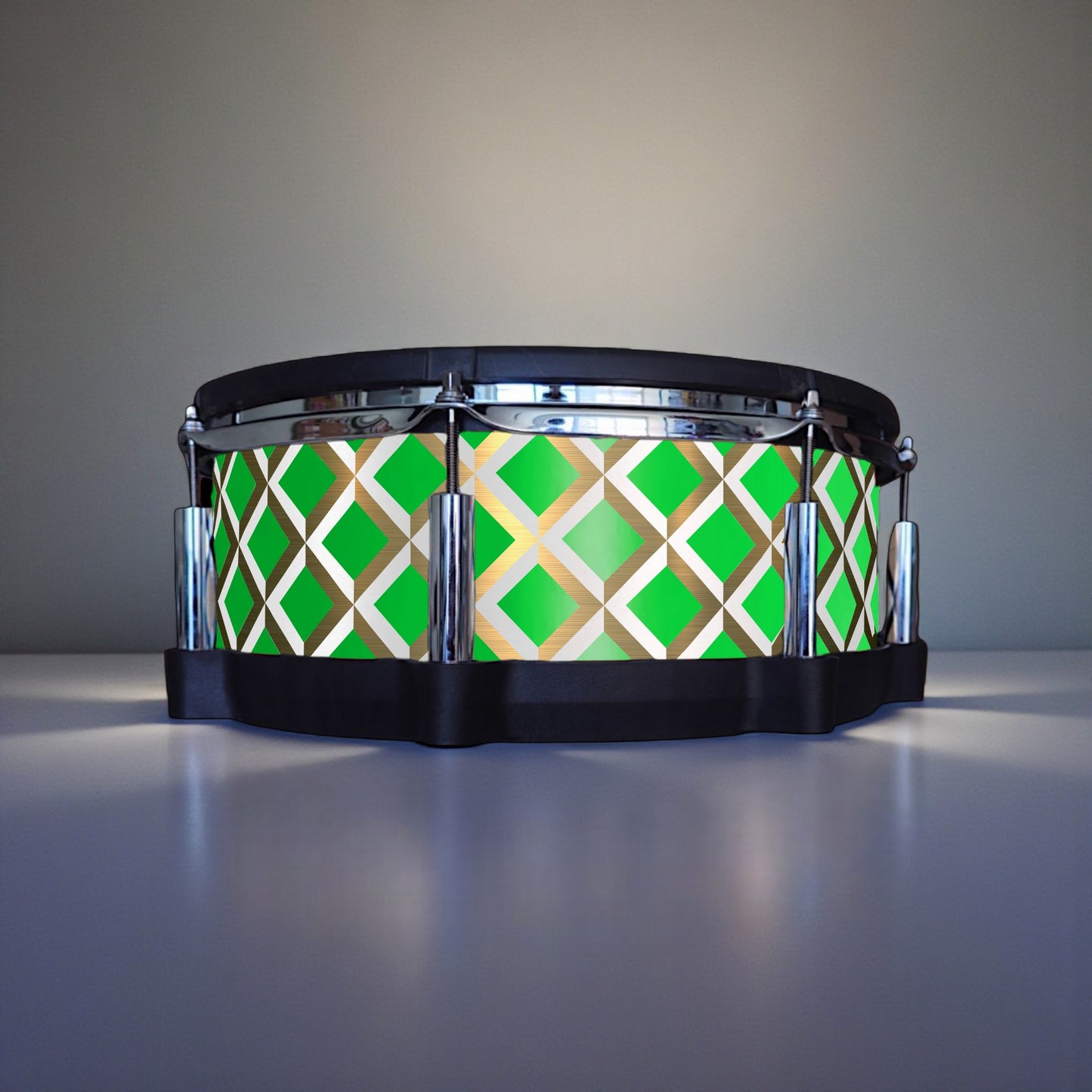 3D Tile Drum Wrap (White Base)