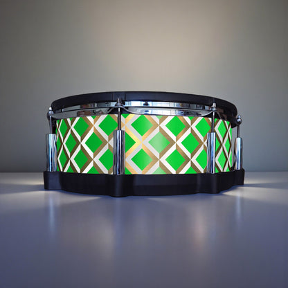 3D Tile Drum Wrap (White Base)