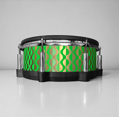 Negative Circles Drum Wrap